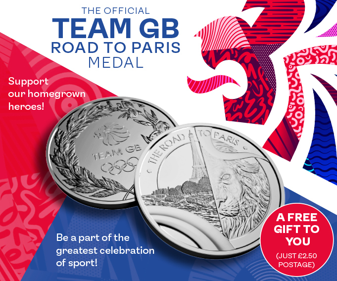 The Official 'Team GB The Road to Paris' Medal
