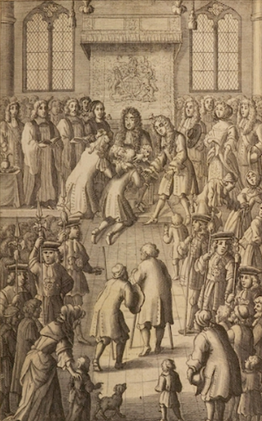 charles-ii-touching-ceremony-in-1684