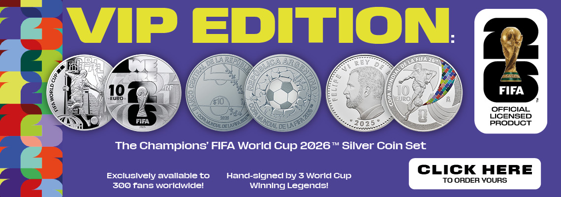 FIFA Three-Coin Silver Set