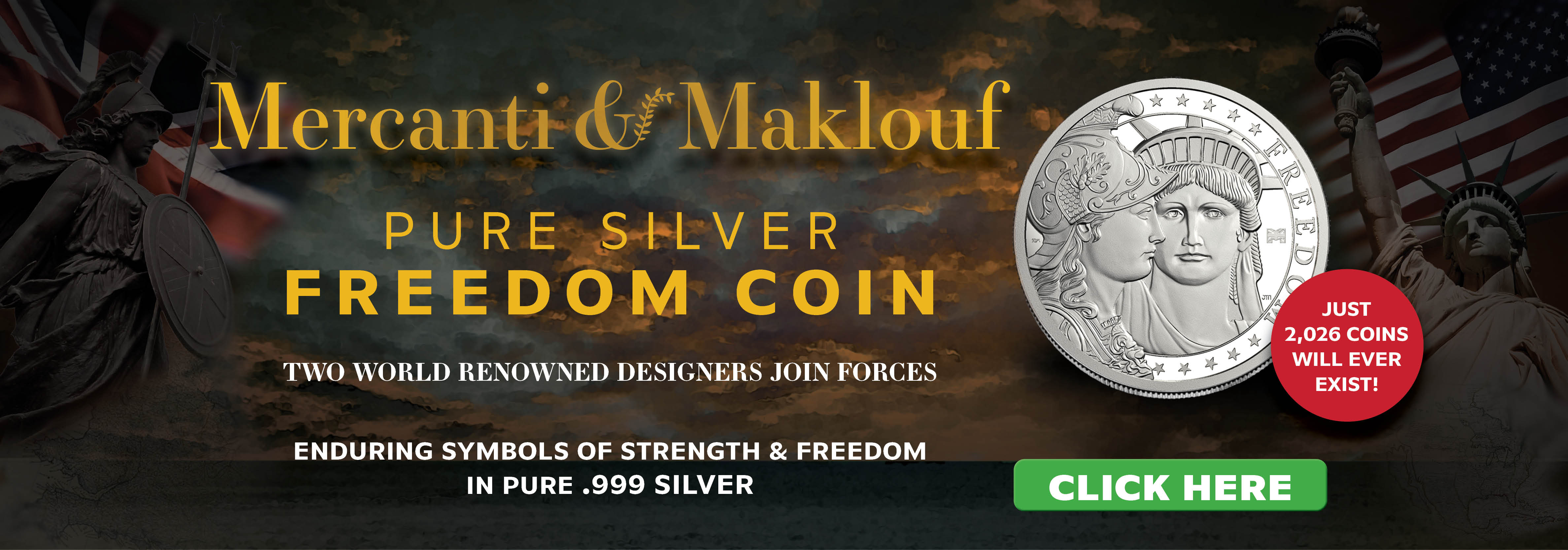 The 2026 Mercanti & Maklouf Freedom Pure Silver Coin