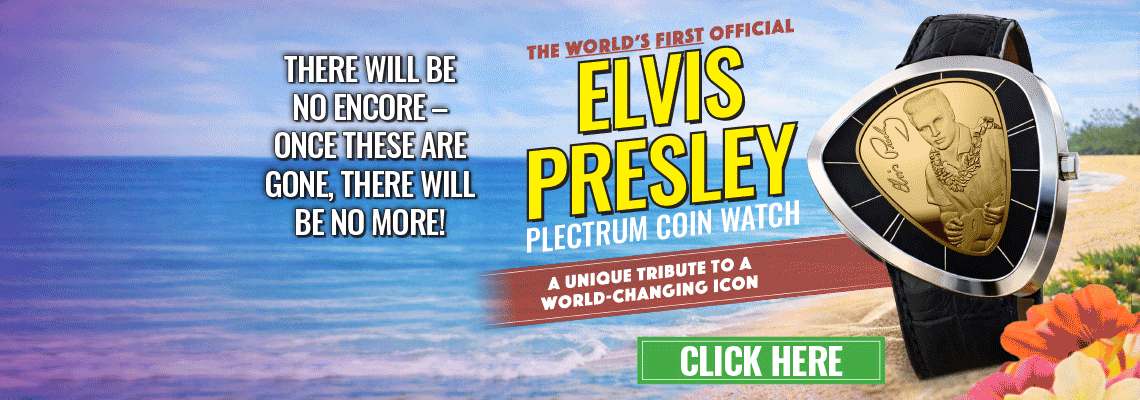 The Official Elvis Presley Plectrum Coin Watch