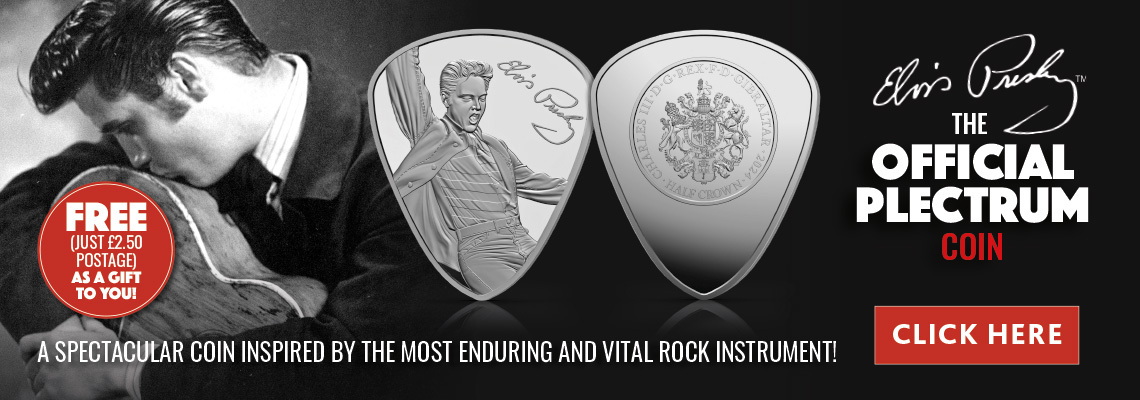 The Official Elvis Presley Plectrum Coin