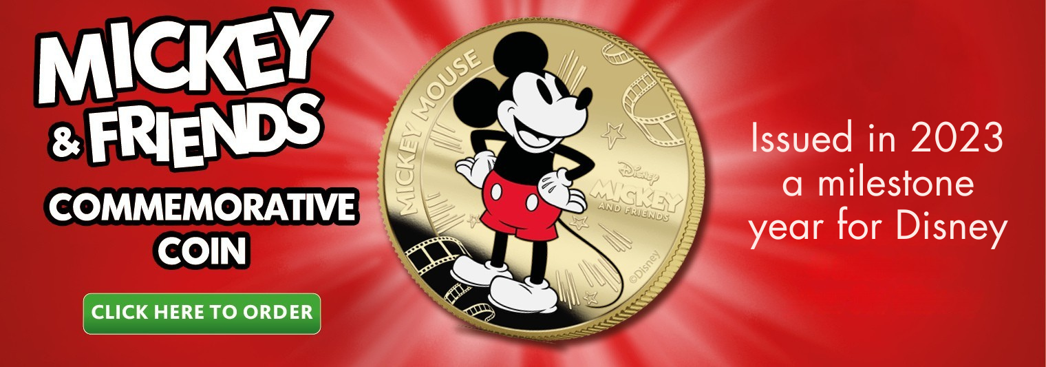 Disney Mickey & Friends Gold Layered Coin