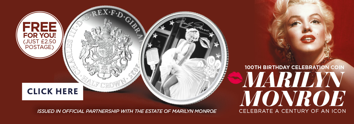 The Official Marilyn Monroe: Behind the Diamonds 'The Icon' Coin