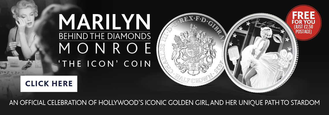 The 'Official Marilyn Monroe Behind the Diamonds – The Icon' Coin