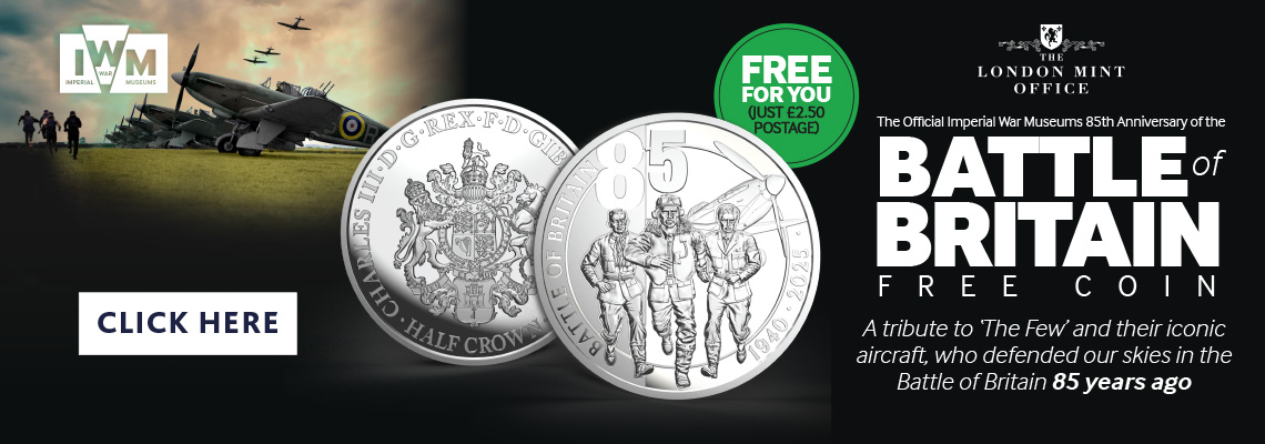 The Official Imperial War Museums '85th Anniversary of The Battle of Britain' Gold Layered Coin