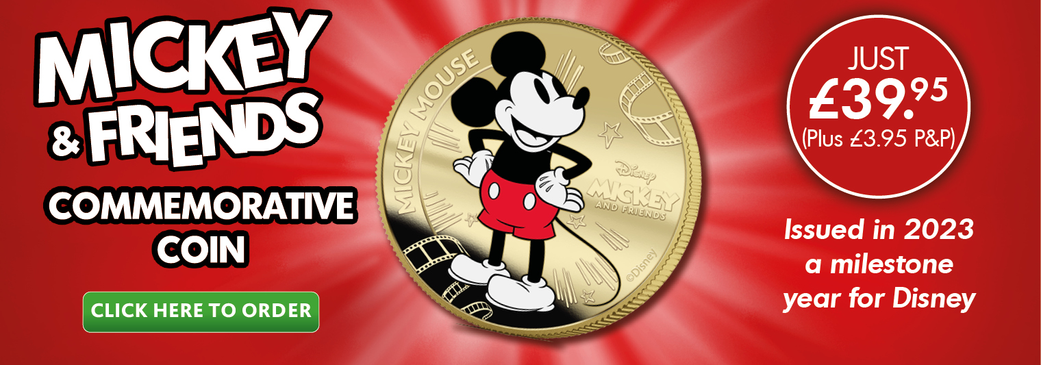 Disney Mickey & Friends Gold Layered Coin