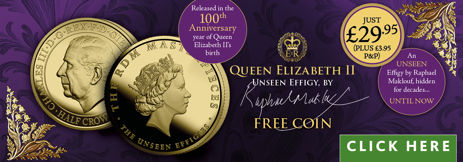 Queen Elizabeth Uneen Effigy Gold Layered Coin