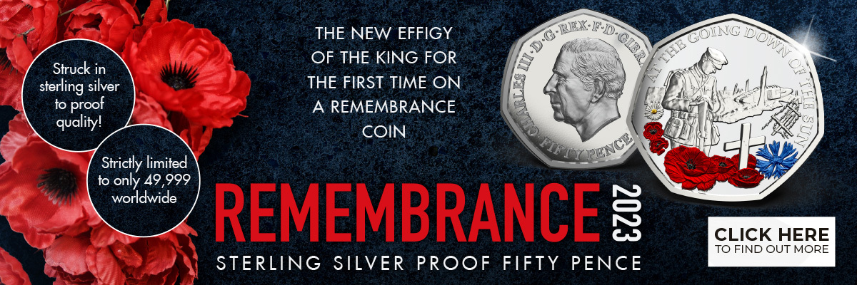 Remembrance 2023 Fifty Pence