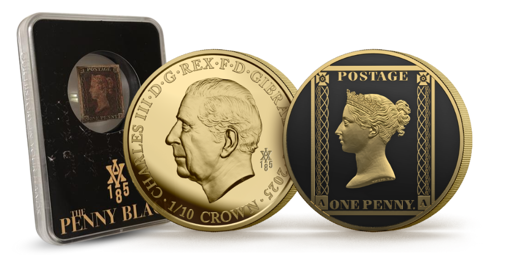   Penny Black 1/10th Coin and Stamp