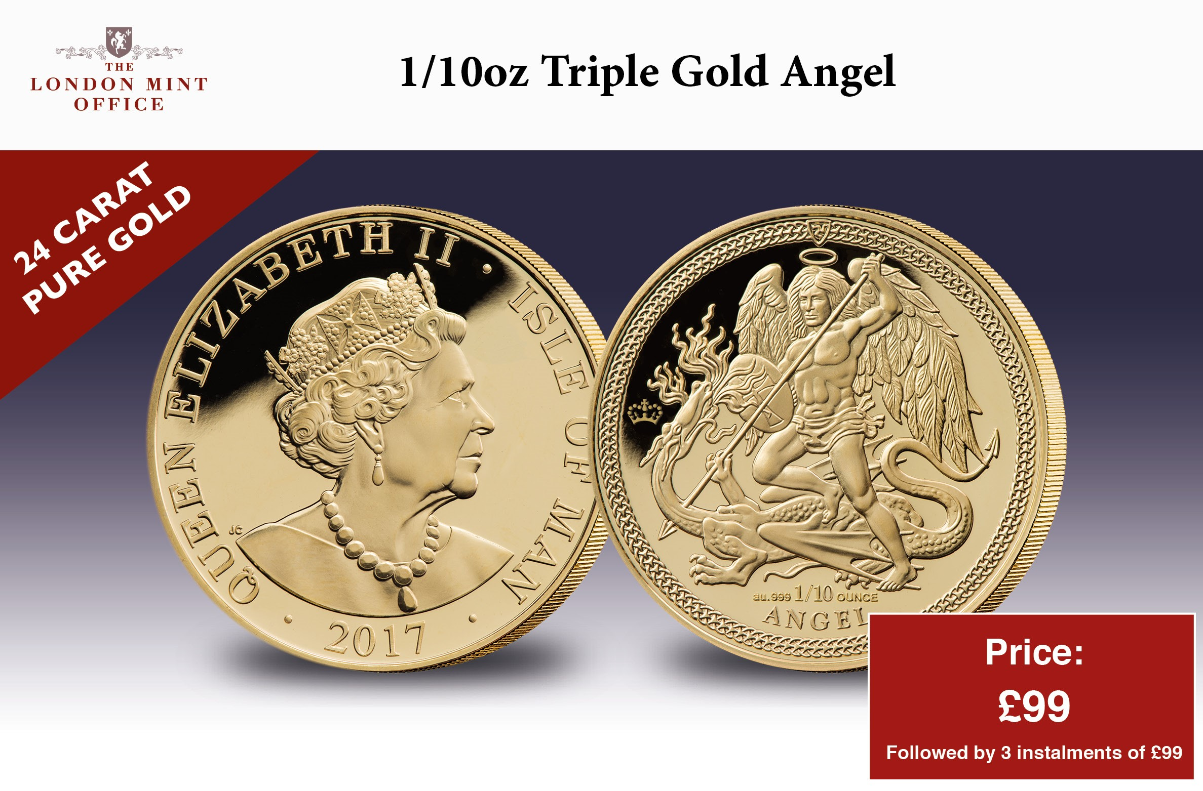 2017 Isle of Man 1/10oz Gold 2017 Isle of Man 1/10oz Gold