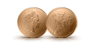 The Brilliant Uncirculated Gold Quarter Sovereign 2022