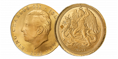 The 2025 'Splash Struck' 1/20oz Pure Gold Angel