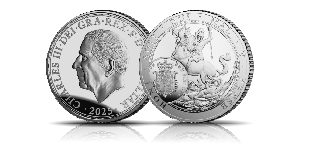 The 2025 Silver Sovereign 'The Classics Remastered' Silver Proof Sovereign