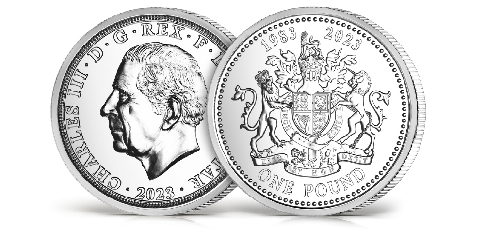 anniversary of the pound silver one pound