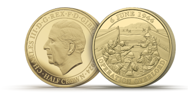 The D-Day 80th Anniversary ‘Operation Overlord’ Pure 24-carat Gold Layered Coin