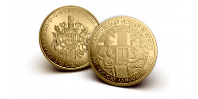 The '80th Anniversary of Victory in Europe' 1/10oz Pure Gold Coin