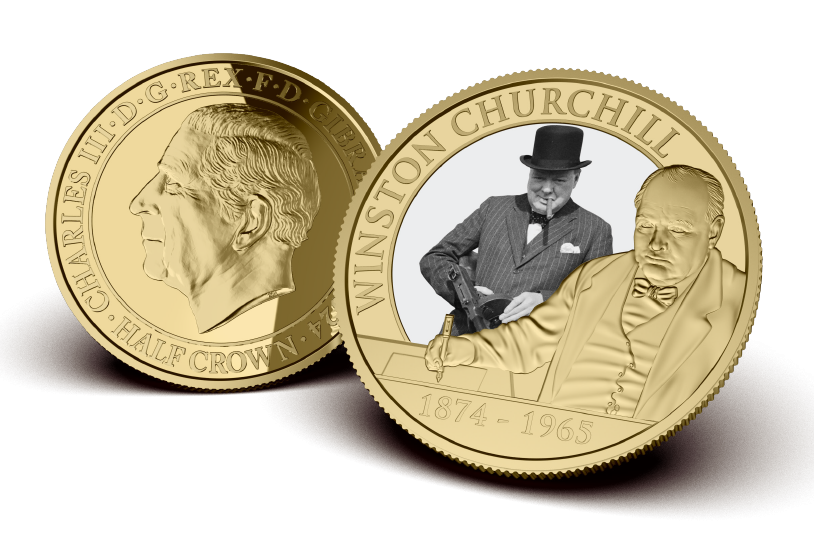 The Winston Churchill: A True Icon Gold Layered Coin