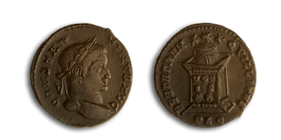 History's Greatest Emperor - Constantine The Great Bronze Coin