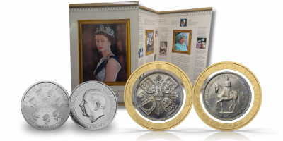 The Queen Elizabeth II 'From Coronation to Centenary' Two Coin Set
