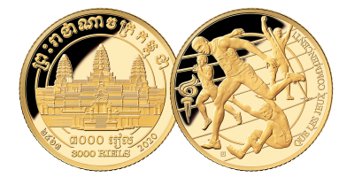 The Countdown to Tokyo (Series 3) 1/10 oz 24-carat Gold Commemorative Coin