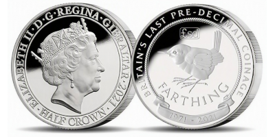 The Countdown to Decimal Day Uniquely Numbered 'Farthing' Half Crown 