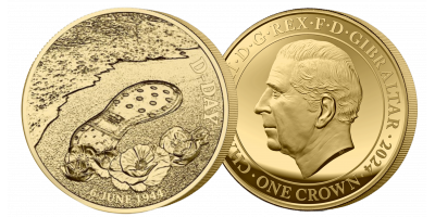 The 80th Anniversary of the D-Day Landings 'Remembrance' Gold Layered Coin