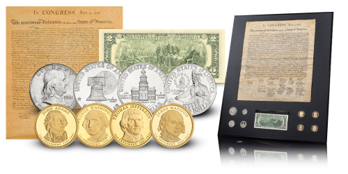 Eight original coins documenting American history Eight original coins documenting American history