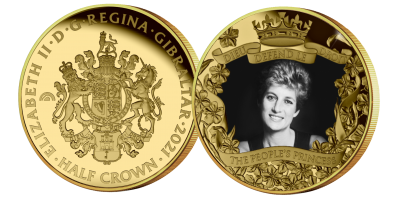 The Diana 60th Birthday ‘The People’s Princess’ Fairmined Gold Layered Coin
