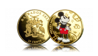The Disney100 Years of Wonder Mickey Mouse Gold Layered Coin