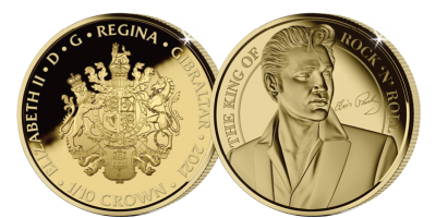 The Official Elvis Presley 1/10th oz Gold Coin