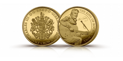 The Official Elvis Presley ’68 Comeback Special Gold Layered Coin