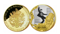 Elvis Presley 'The Official Jailhouse Rock' Gold Layered Coin 