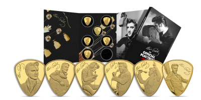 The Official Elvis Presley Plectrum Shaped Coin Collection