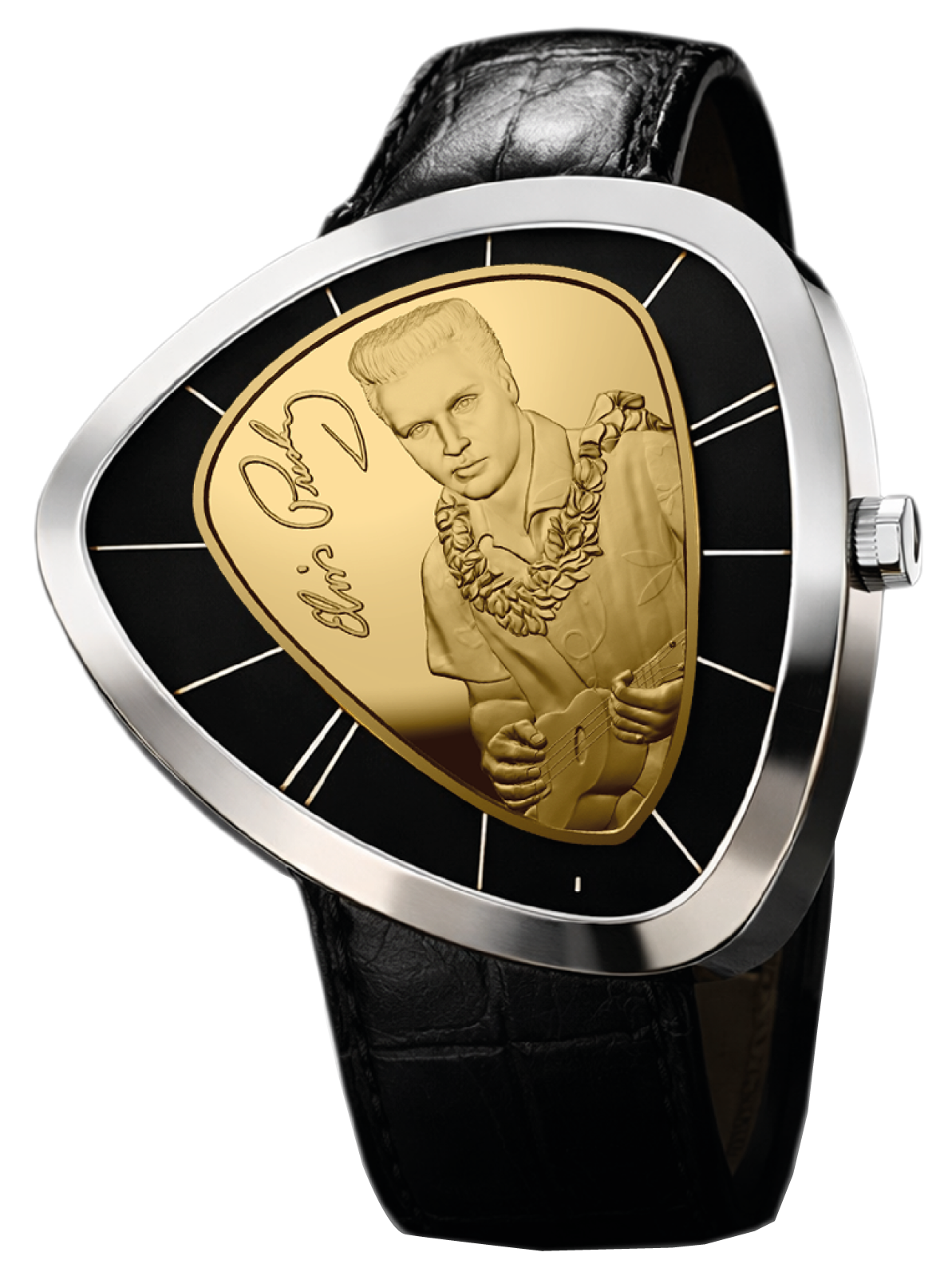 The World's First Official Elvis Presley Plectrum Coin Watch