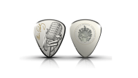 Celebrate the extraordinary life of 'The King of Rock 'n' Roll' Elvis Presley with the strictly limited, legal tender Silver Plectrum Coin - made in partnership with Elvis Presley Enterprises!