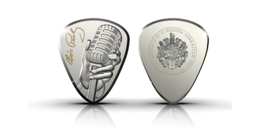 Elvis Presley Silver Plectrum Coin 