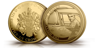 The Official Elvis Presley ‘The Hollywood Legend’ 1/5th oz Pure 24-carat Gold Coin