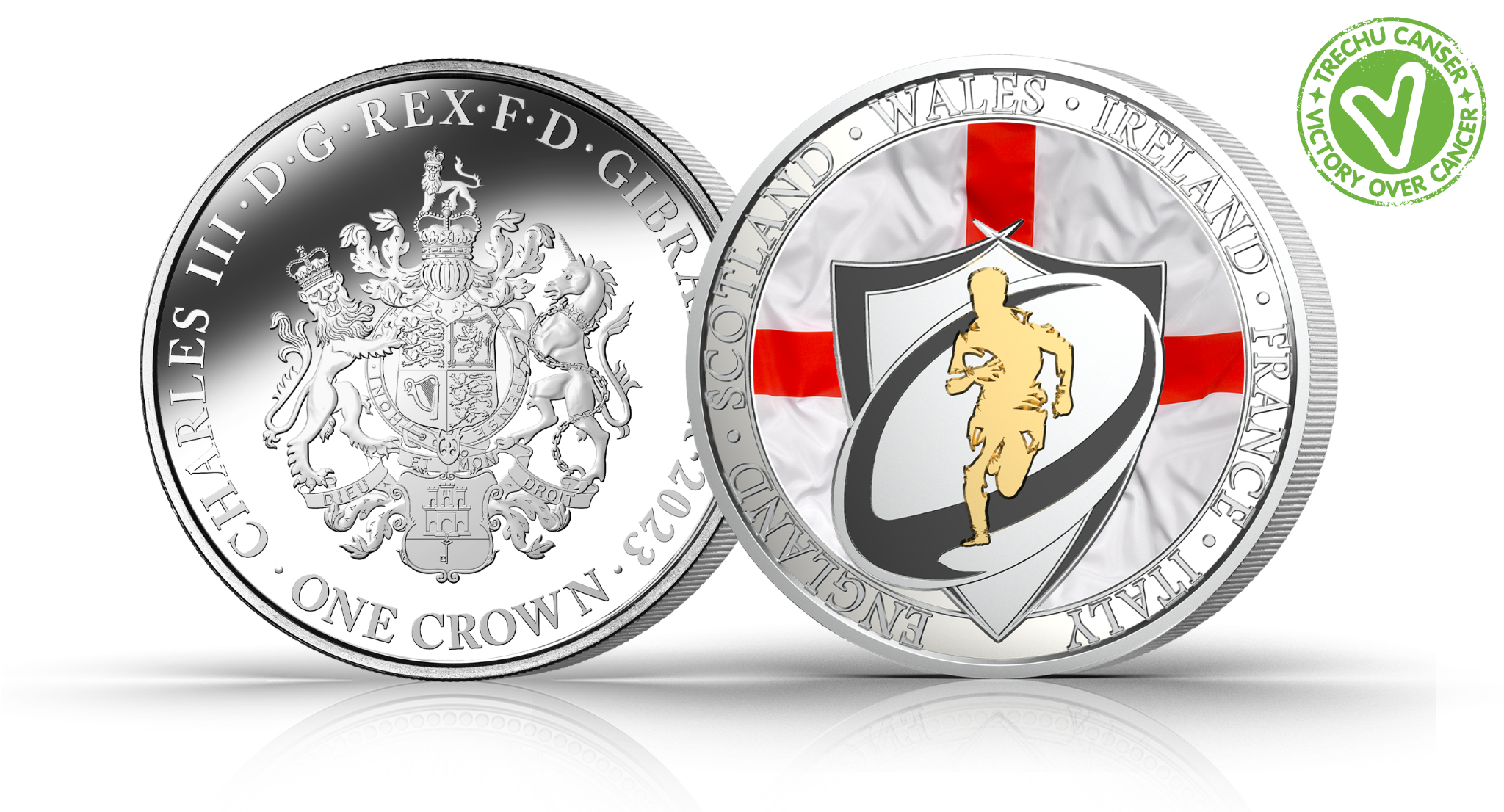 England Six Nations Rugby Coin England Six Nations Rugby Coin