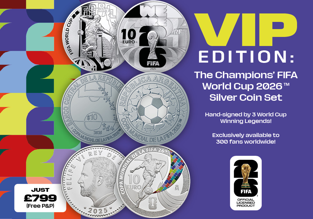 Official FIFA World Cup Silver Coins &ndash; fully licensed and globally recognised