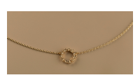 The Forget-Me-Not 'Wreath' 9-carat Gold Necklace