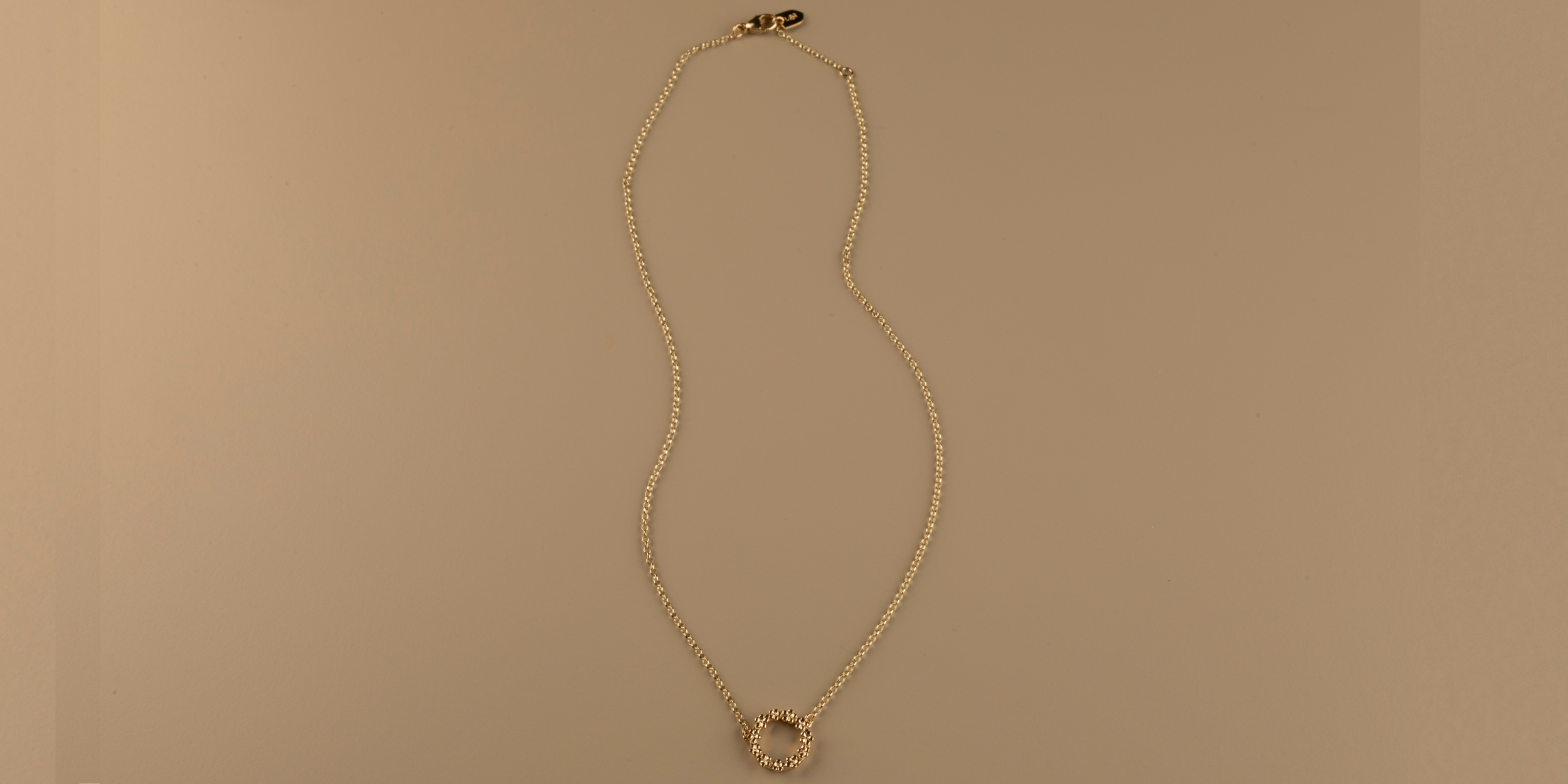The Forget-Me-Not 'Wreath' 9-carat Gold Necklace