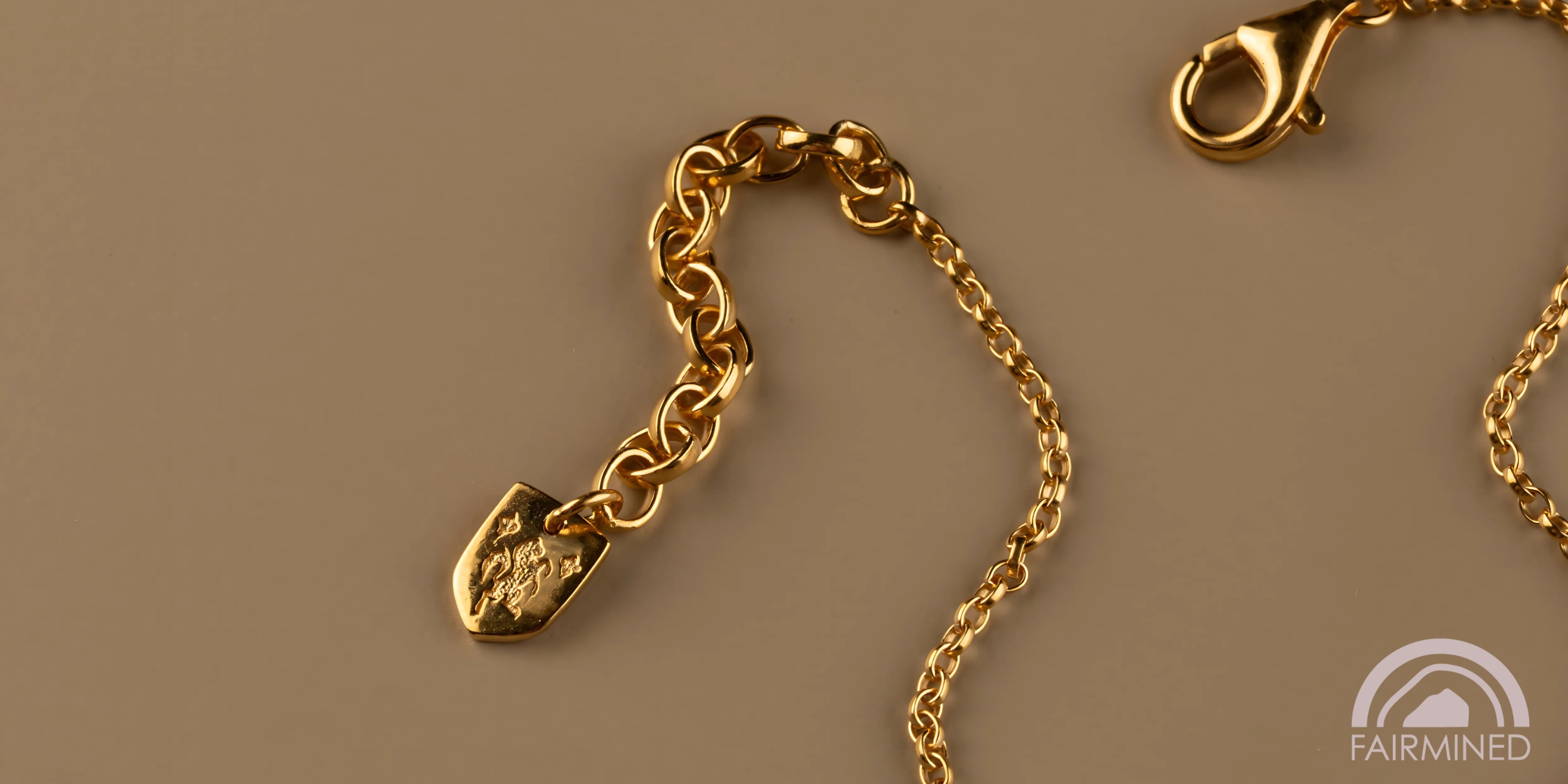 The Forget-Me-Not 'Wreath' Silver Bracelet Layered in Fairmined Gold