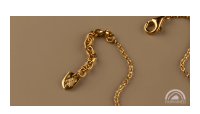The Forget-Me-Not 'Wreath' Silver Bracelet Layered in Fairmined Gold
