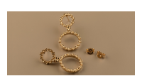 The Forget-Me-Not 'Full Floral Wreath' Drop solid 9-carat Gold Earrings