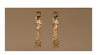The Forget-Me-Not 'Wreath' 9-carat Gold Hoop Earrings