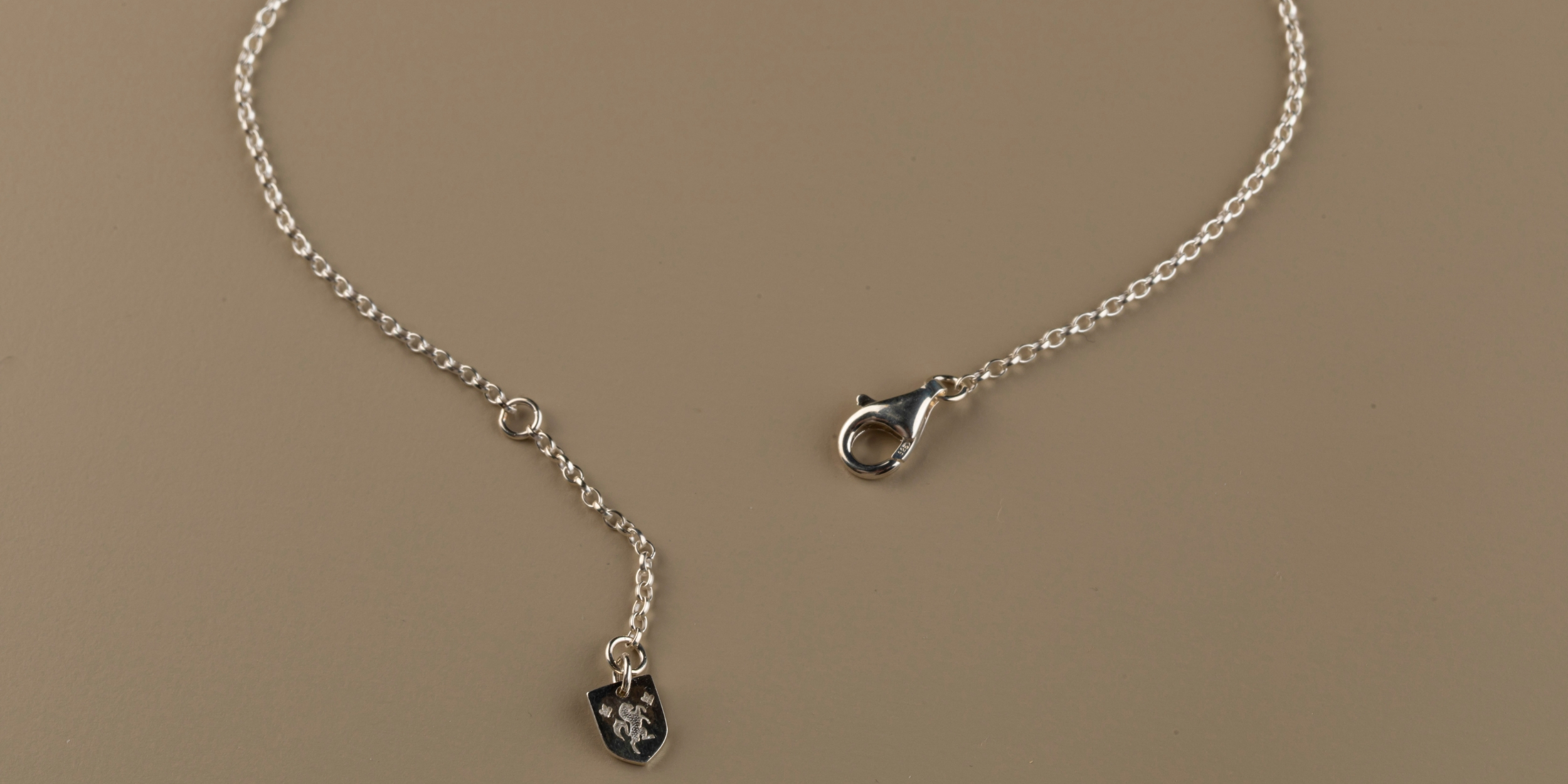 The Forget-Me-Not 'Love Link Wreath' Silver Necklace