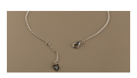 The Forget-Me-Not 'Love Link Wreath' Silver Necklace
