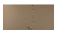 The Forget-Me-Not 'Love Link Wreath' Silver Necklace