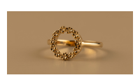 The Forget-Me-Not 'Wreath' Solid 9-carat Gold Ring